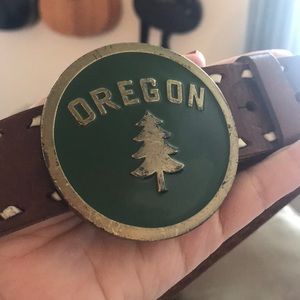 Nike Oregon Leather Belt. Size M